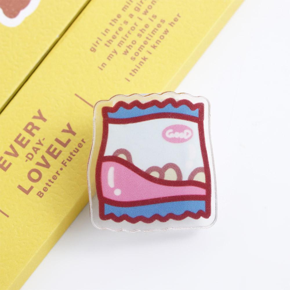 Clamp Letter Clip Page Holder Cartoon Transparent Clip Snacks Sealing Clip Paper Clip Binder Clips