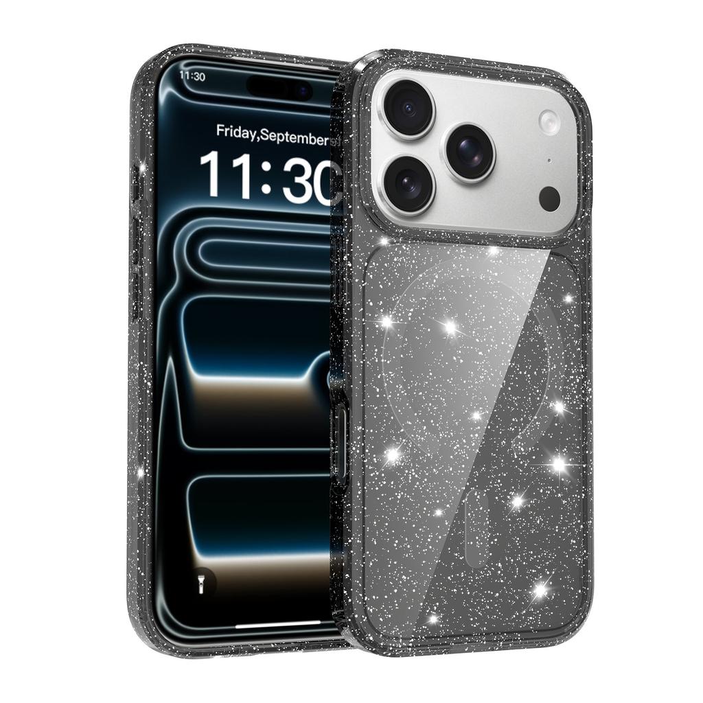 Sanfeng für Apple 16 Handyhülle für IPhone 17 Pro Flash-Puder Hohe Transparenz Anti-Fall Schutzhülle 15pm Schutzhülle