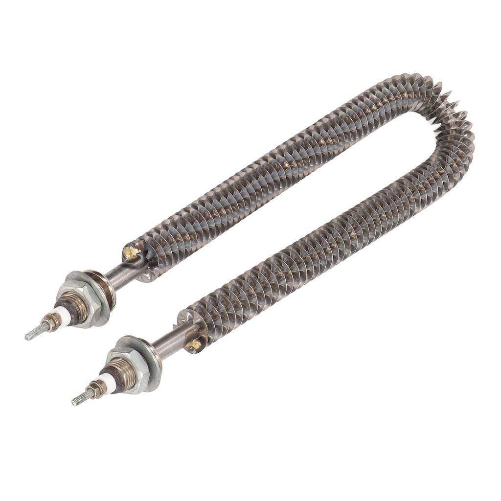 Finned Heating Tube Stainless Steel U Shape Fast Heating Up High Thermal Efficiency Finned Electric Heat Tube 220V