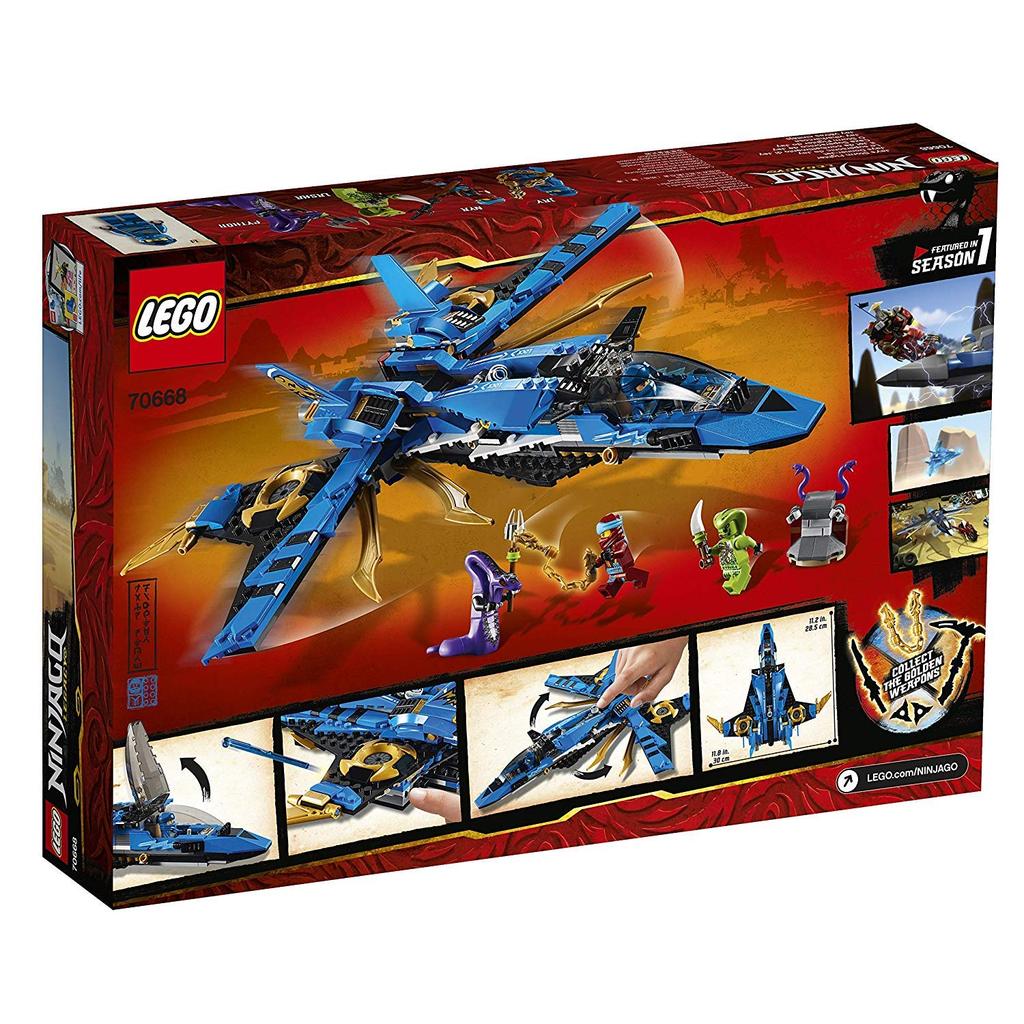 LEGO Ninjago Jay's Lightning Fighter 70668 Building Blocks Toy for Boys