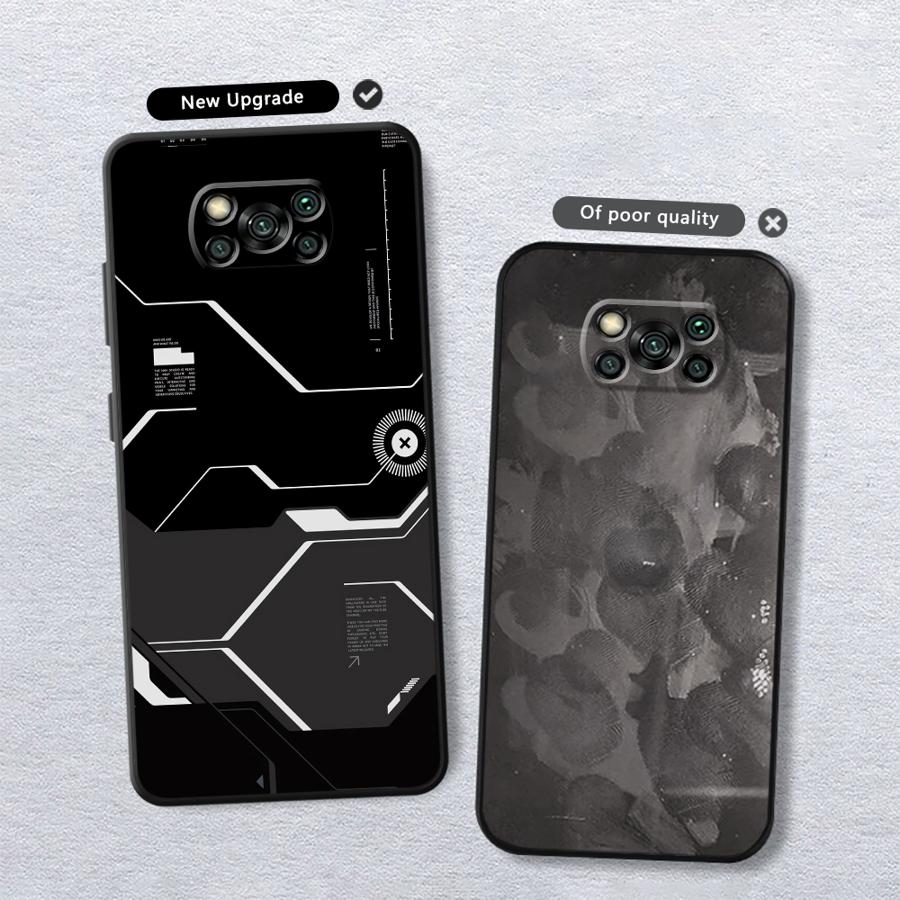 Funda Phone Cover Case for Xiaomi Poco F8 M5 M3 M4 M7 Pro C75 X3 X4 X5 X7 Pro C50 F1 C71 C61 F3 Retro Mecha Style