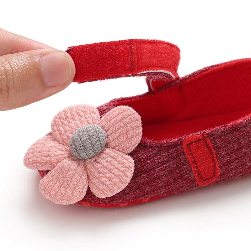 Jarní a podzimní dětské boty pro batolata 0-1 rok Měkké dno Prodyšné dětské boty All-match Princess Shoes