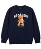 ASTRAL PROJECTION Baby Beardoll Loose Fit Sweatshirt_Navy