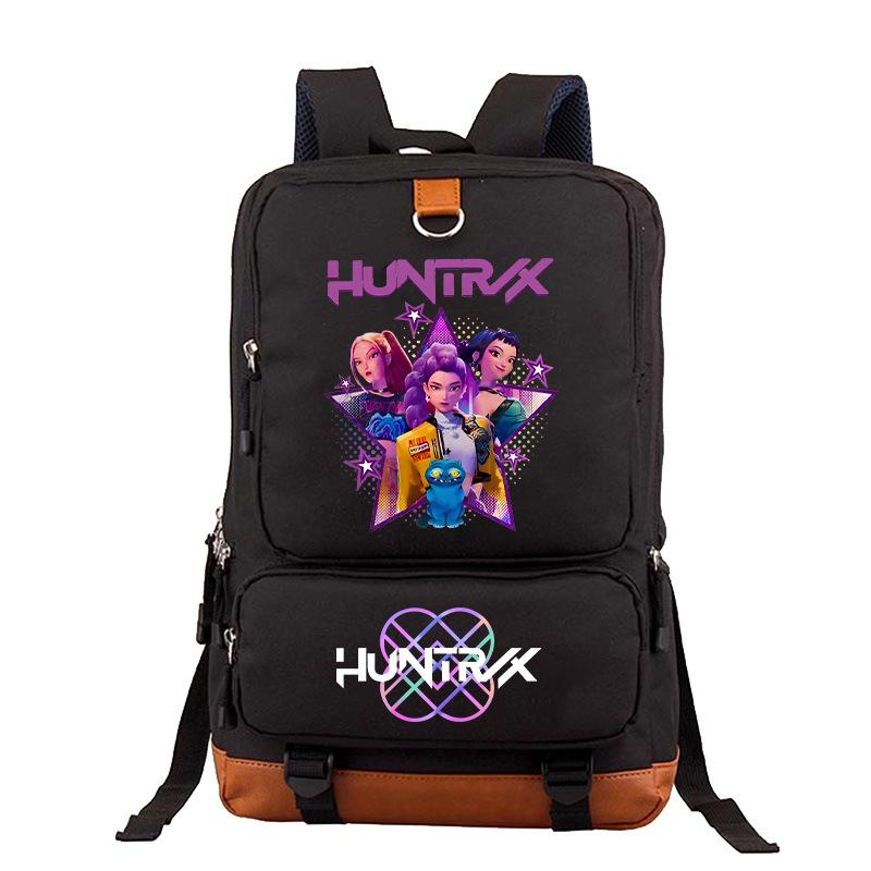Anime Cartoon Peripheral Korean Version Student Schoolbag Large Capacity Leisure Travel Bag Personalized Printing Backpack