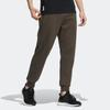 Adidas Knitted Sweatpants Men's Dark Gray Olive Green Moderate Cuffed Pants HE5159