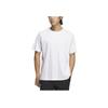 Adidas Casual Pullover Sports T-Shirt Men Tops White IX4273