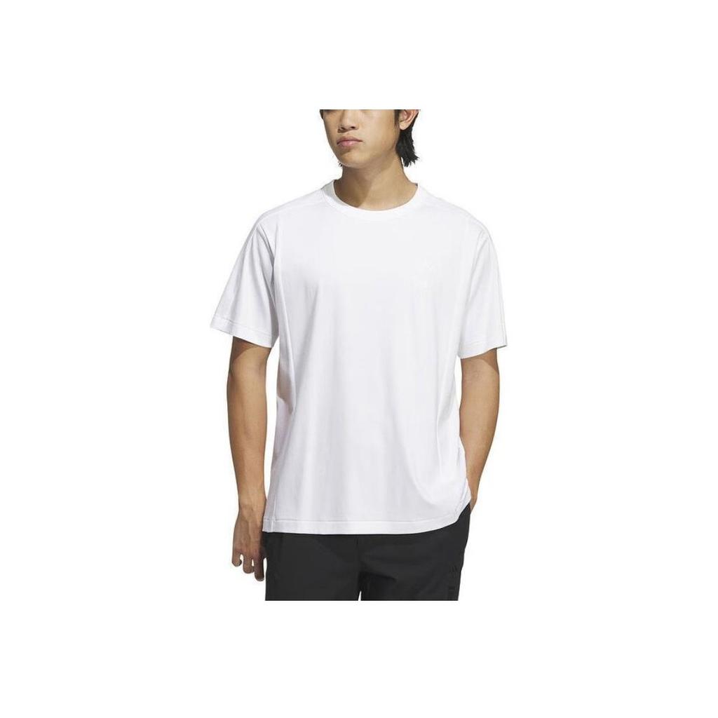 Adidas Casual Pullover Sports T-Shirt Men Tops White IX4273