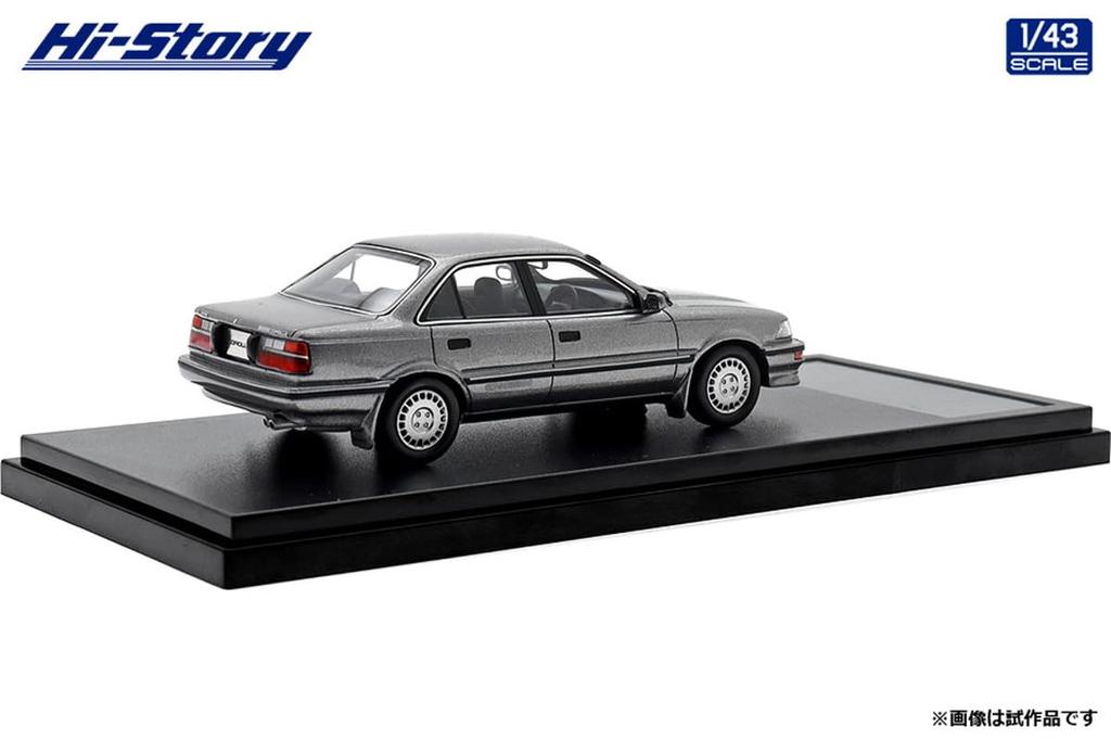 Hi Story Toyota Corolla Sedan GT Gray Metallic Finished Product 1/43 (1987)