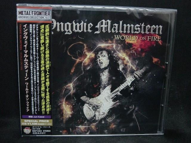 

[CD] World on Fire Nomal Edition Yngwie Malmsteen KICP-3353 Heavy Metal NEW