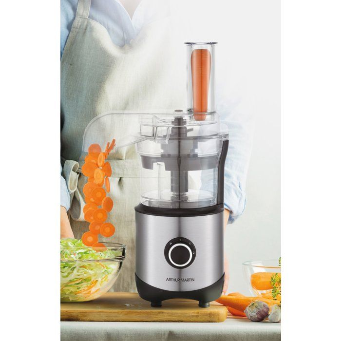 Robot multifonction - ARTHUR MARTIN - AM1608AC - 300 W - Bol de 400 ml - 2 vitesses + pulse - Inox