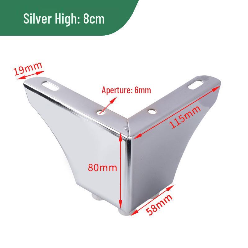 Nordic L-Shaped Metal Furniture Legs for Sofas, Tables, and Cabinets