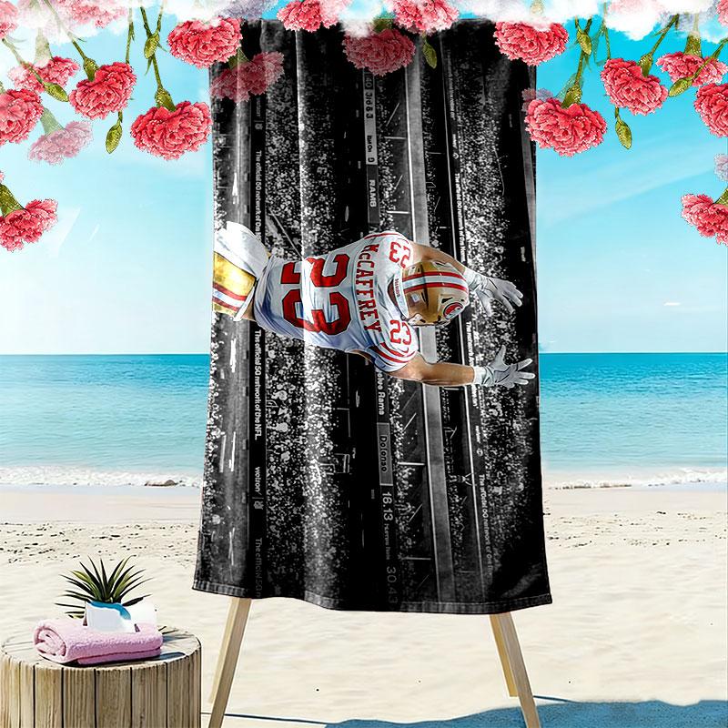 McCaffrey Print Beach Towel, Large Soft Quick Dry Towel for Beach Camping Swimming