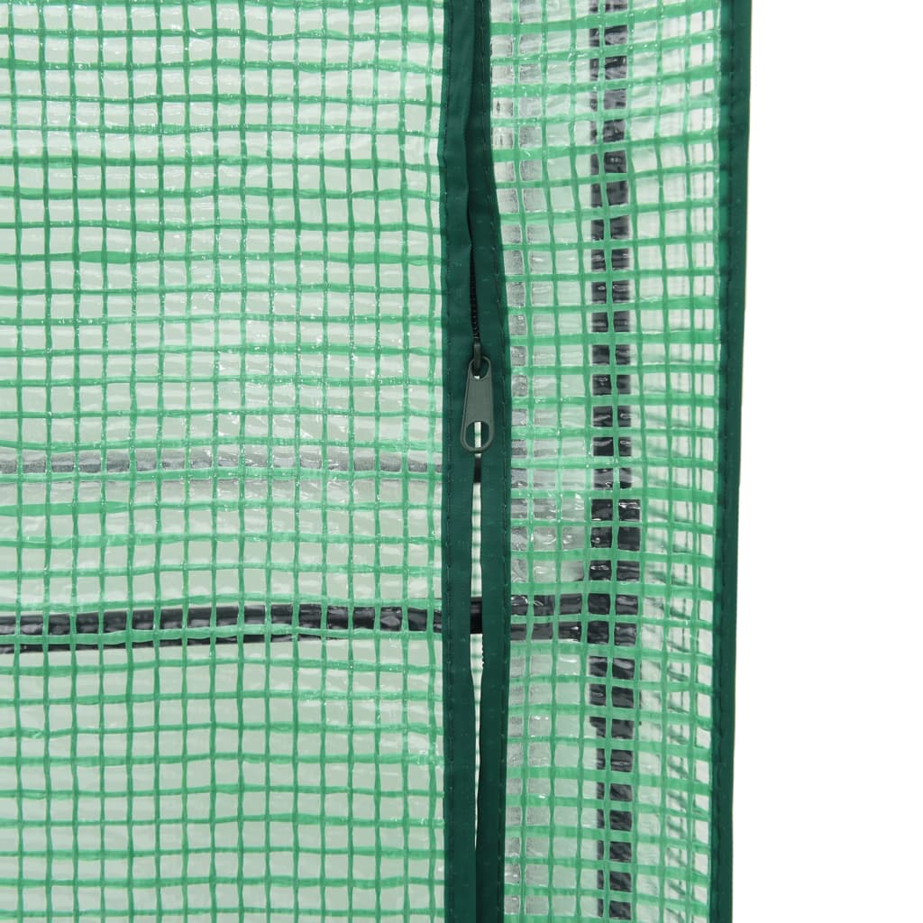 Vidaxl Raised Planter with Greenhouse, Rattan Look, 160X40X140 Cm