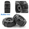 RC Paddle Tires Off Road Snow Sand Paddle Tires 4pcs Replacement for 1 10 Short Course Truck 727 Slash K1 RC Car