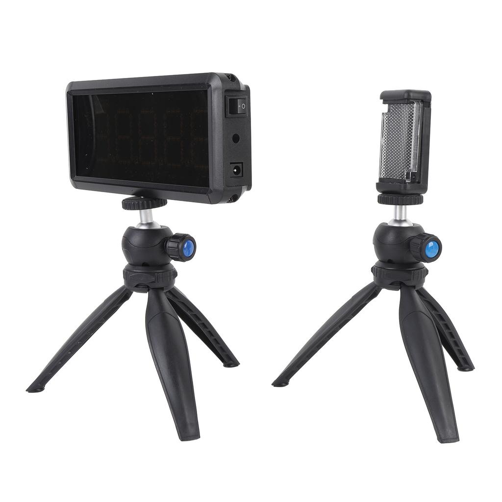 Tidtaker for Sprinter Aluminiumslegering Vannavstøtende LED Løpstidtakingsklokke Sprint Tidtakersystem for Løpshastighetstrening