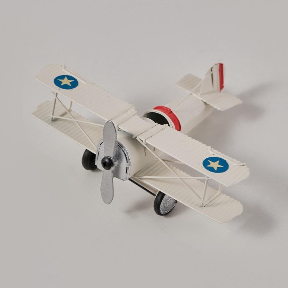 Handicraft Aircraft Ornaments Collection Metal Plane Models Vintage Airplane Model Photo Props