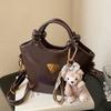 Popular New Products, Niche Fashionable Simple Temperament, Portable Bucket Bag, Korean Version of Casual Commuting Versatile Messenger Bag, Women