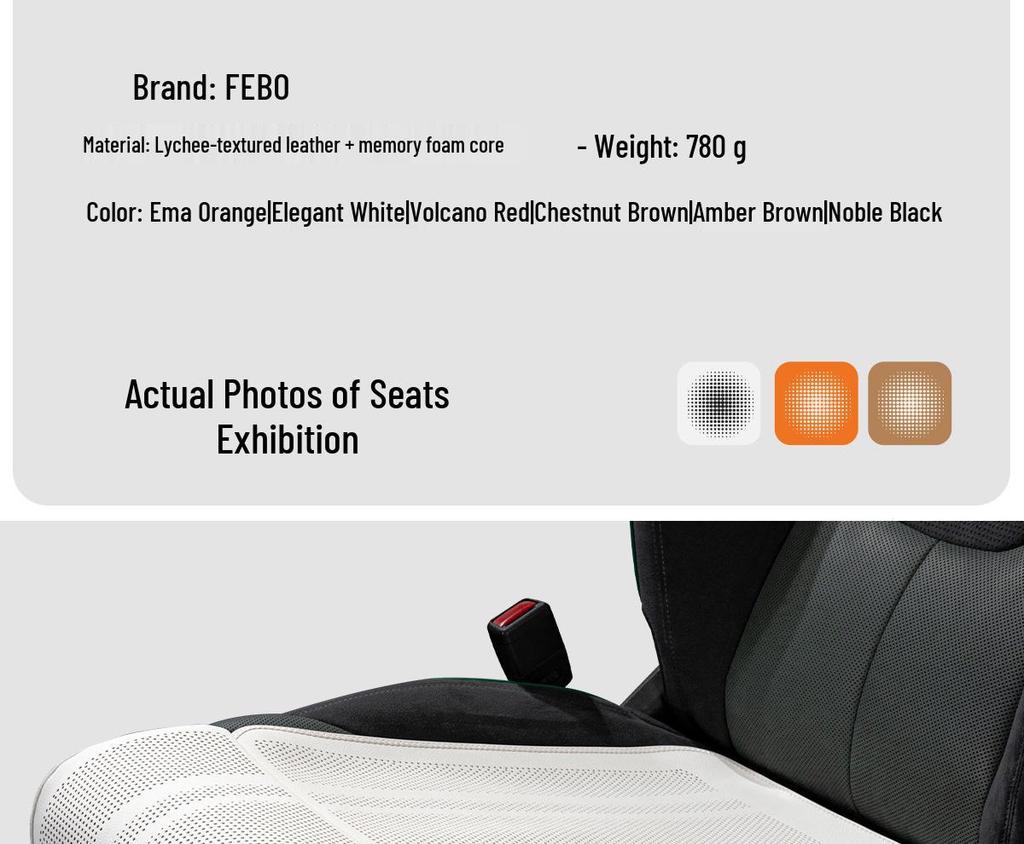 Citroen All-Season Breathable Non-Slip Seat Cushion with Integrated Design