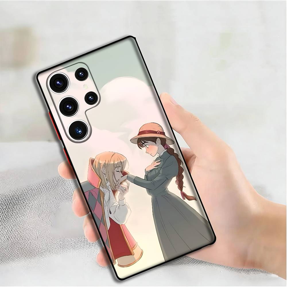 Anime S-Sophie H-Howl Phone Silicone Case for Samsung S24 22 20 23 21 20 Ultra Plus Lite 5G Print Cover