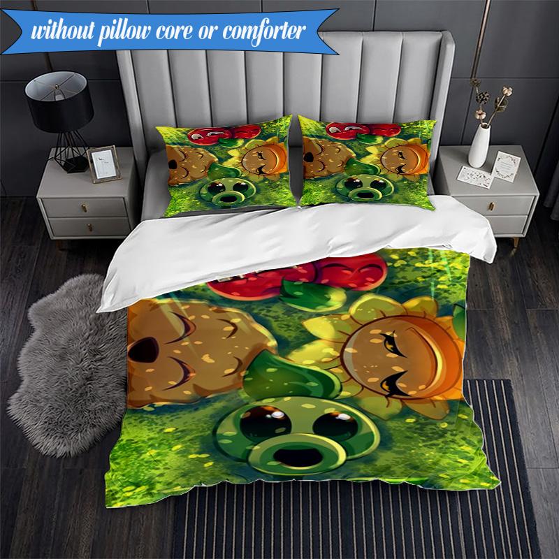 Zombie Party 3pcs K-pop Music Group Bedding set,Ideal for Bedroom, Dormitory,Including Duvet Cover And 2pcs Pillowcases,Fan Gifts