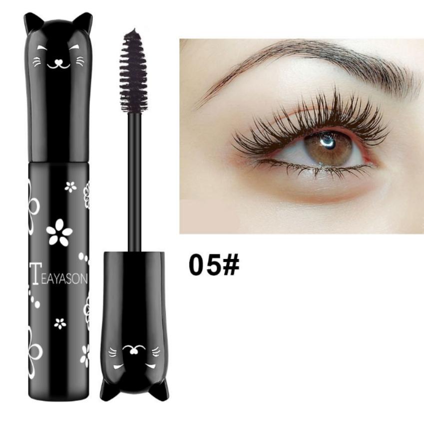 Черный макияж Макияж для глаз Цветная тушь для ресниц Водостойкая Подкручивание ресниц Удлиняющий макияж Ресницы Вечеринка Сцена Подводка для глаз Карандаш для глаз Ручка Красота