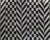 oneOone Georgette Viscose Black Fabric Check Sewing Craft Projects Fabric Prints By Yard 42 Inch