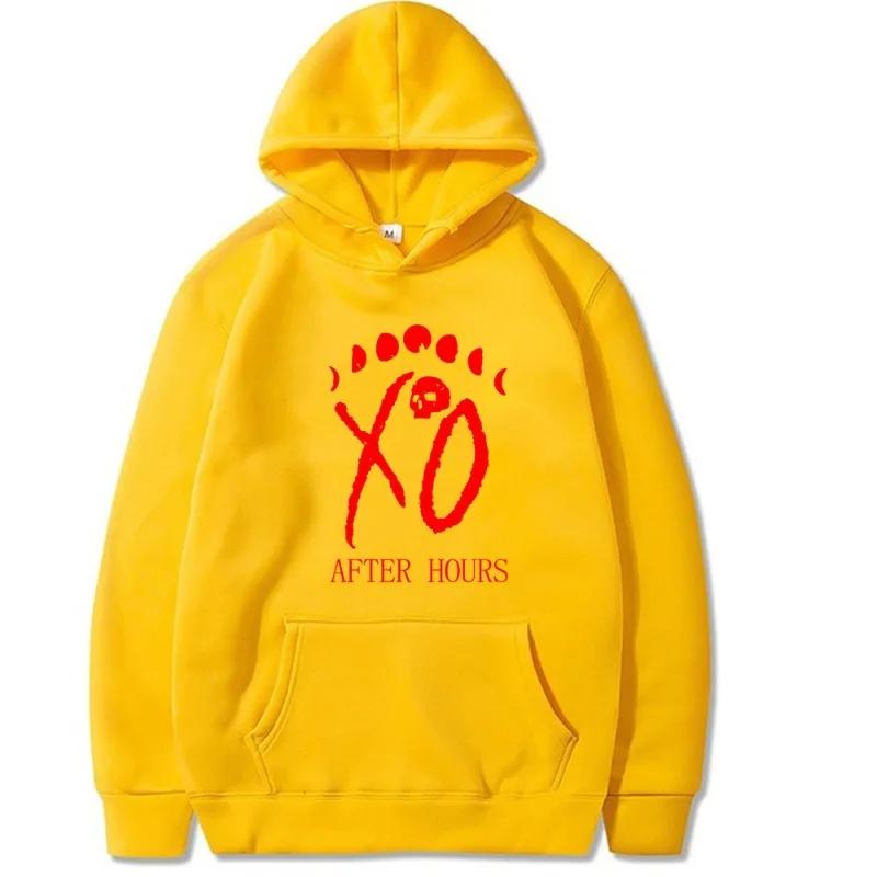 After Hours The Weeknd Hoodies Print Fashion Sweatshirt Hip Hop Casual Unisex Autumn Winter Fleece Streetwear Tops