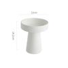 Round Ceramic Pasta Steak Plate Salad Bowl Soup Basins Cooking Plate Kitchen Solid Color Tableware High Foot Snack Desserts Tray