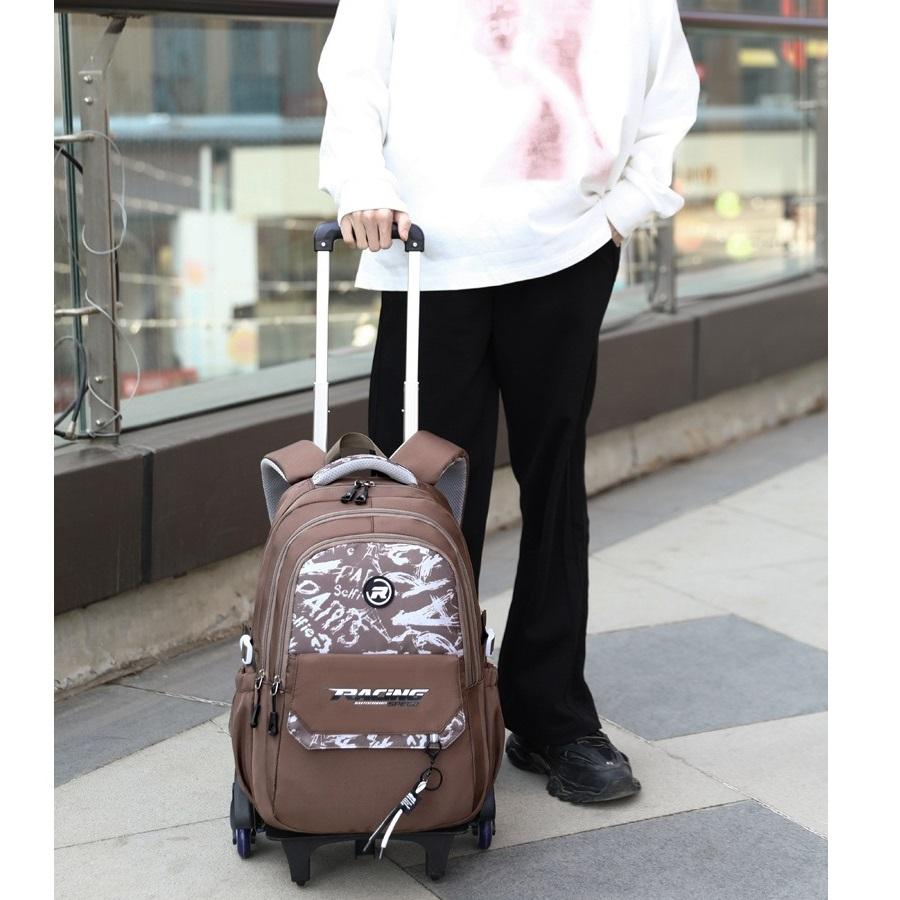School Bag Roller Student Backpack 6 Wheels(33*22*48CM) ZRY5186