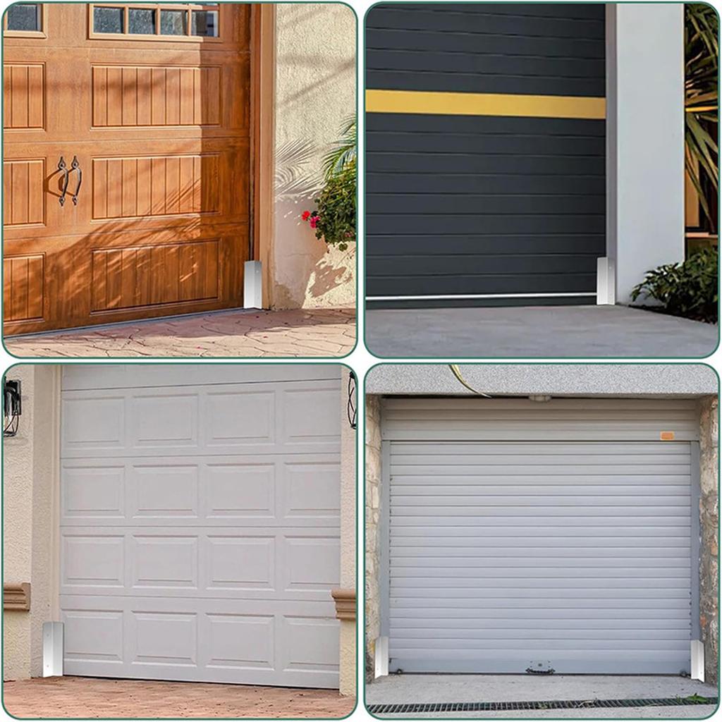 Stainless Steel Garage Door Seal Protector Rodent Proof Strip for Standard Garage Doors