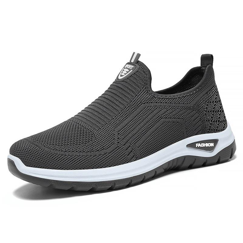 

Men s Autumn Mesh Breathable Walking Shoes 45 серый