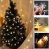 Christmas Snowflake String Lights, Waterproof Battery-Powered String Lights, Garden and Bedroom Decoration, Festival Lighting USB Powered