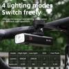 400LM 600LM 800LM Bicycle Light Type-C Charging LED Cycling Front Lamp Headlight Aluminum MTB Road Flashlight Bicycle Light