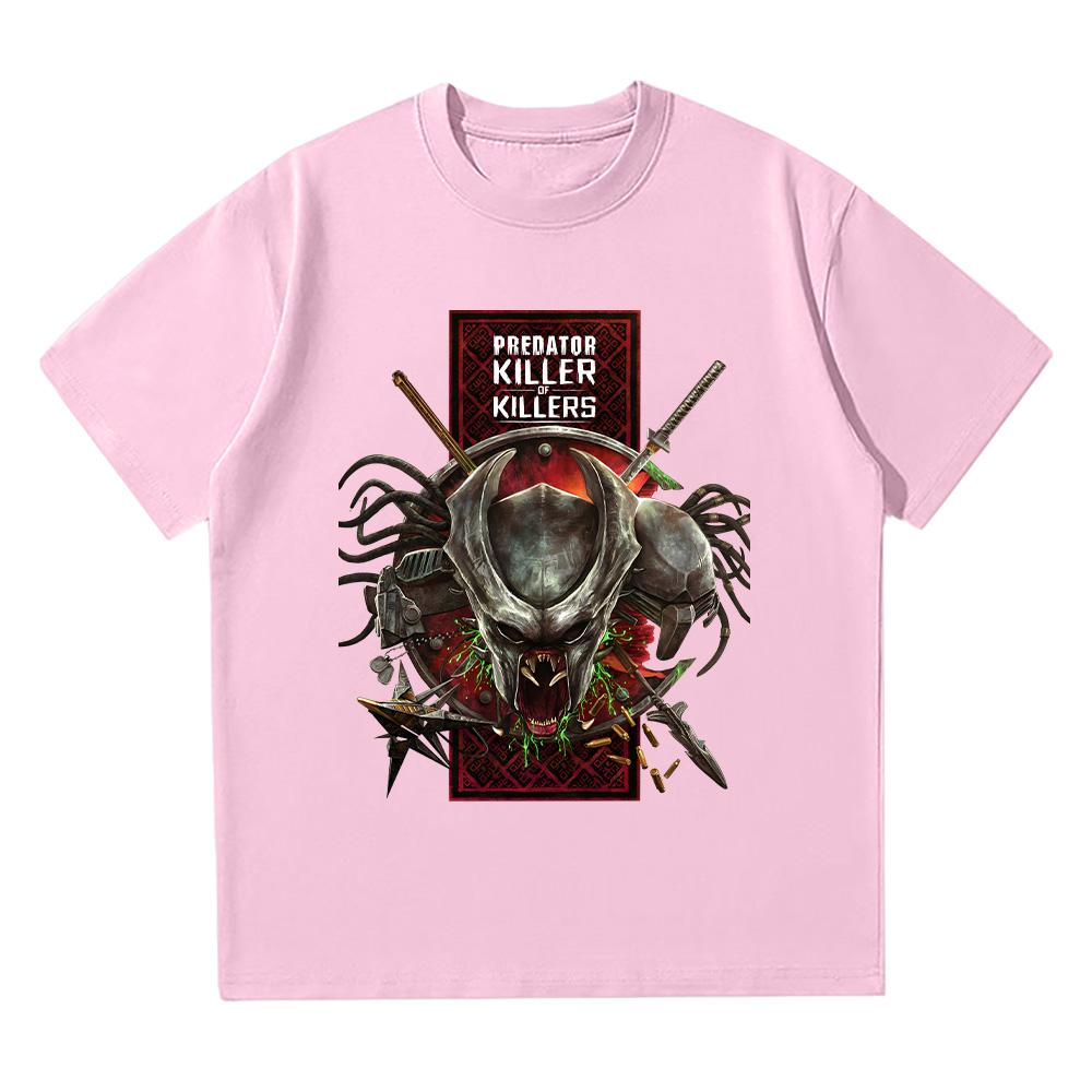 Adult Animated Graphic Top Predator Killer of Killers2 T Shirt Vintage High Quality Cotton Tee Y2K Summer Women Men Short Sleeve Tee