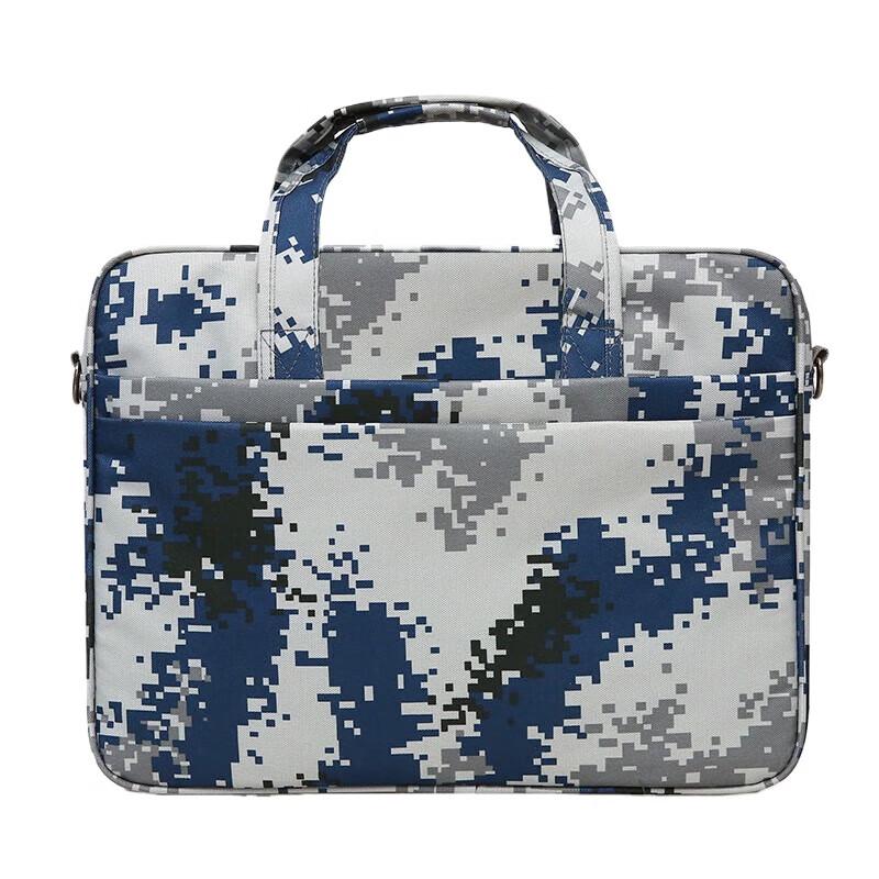 Large Capacity Starry Jungle Camouflage Briefcase