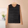 Down Cotton Vest Women's Inner Wear Autumn and Winter New Slim-fit Bottom Inner Wear Vest Medium Thin Warm Vest Vest