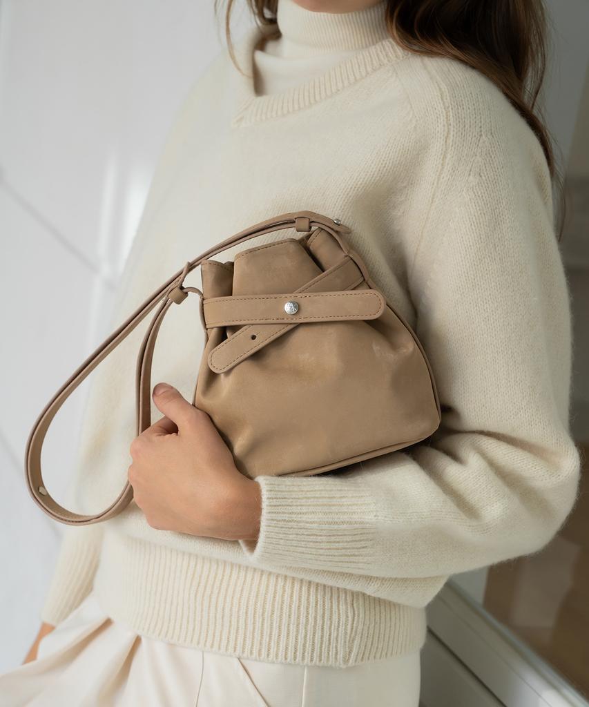 Mucu And Ebony Flan Bag _ Toffeenut Beige