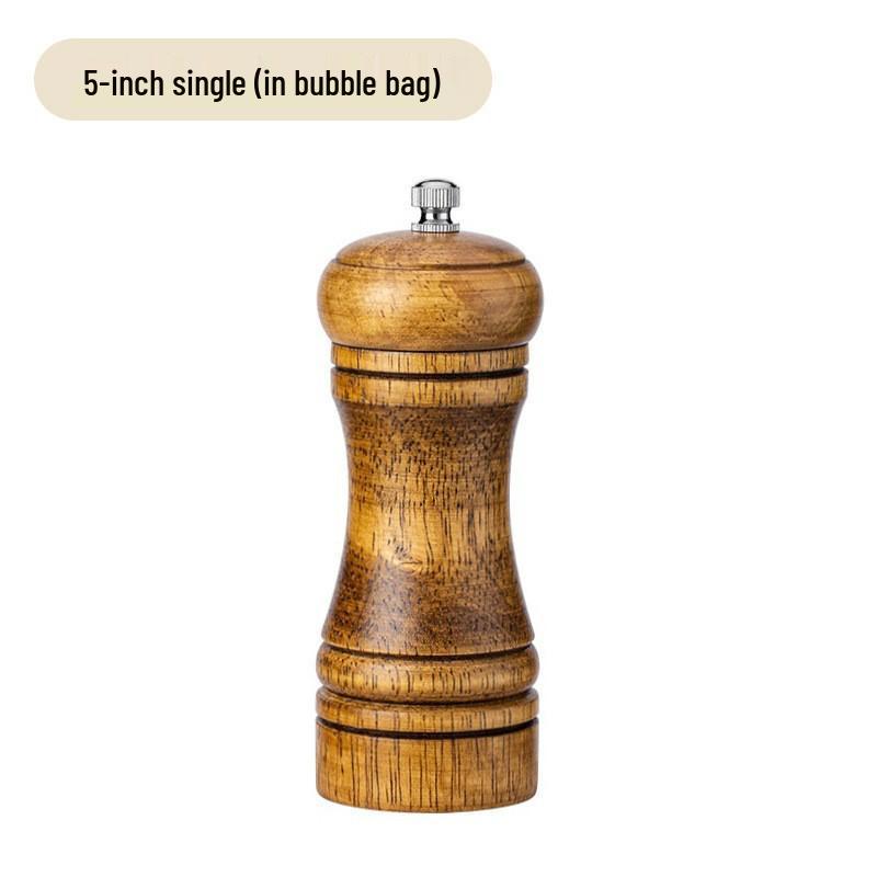 Manual Solid Wood Pepper Grinder with Ceramic Core