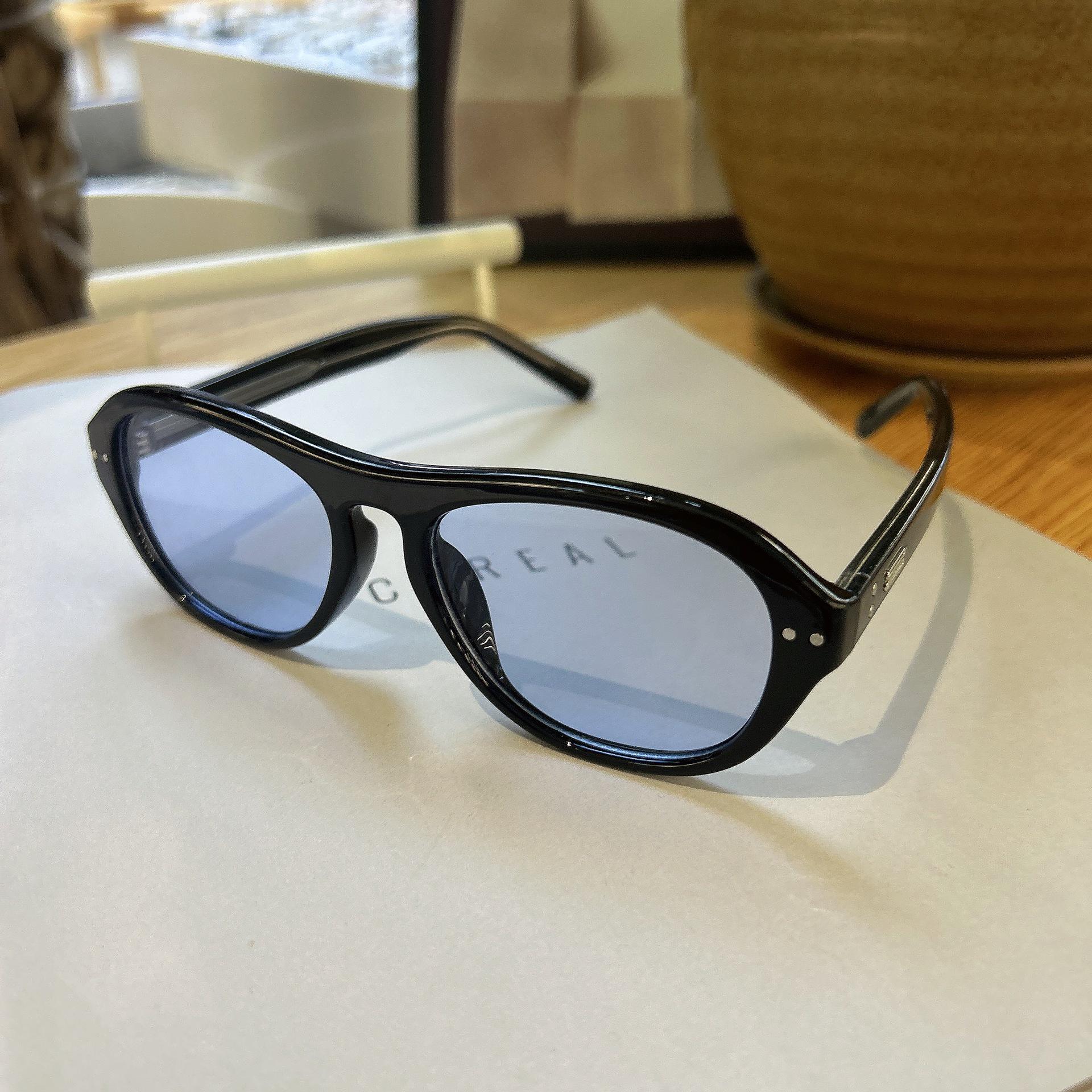2026 Korean Style Oval UV Protection TR90 Sunglasses with Small Frame and High-End Look
