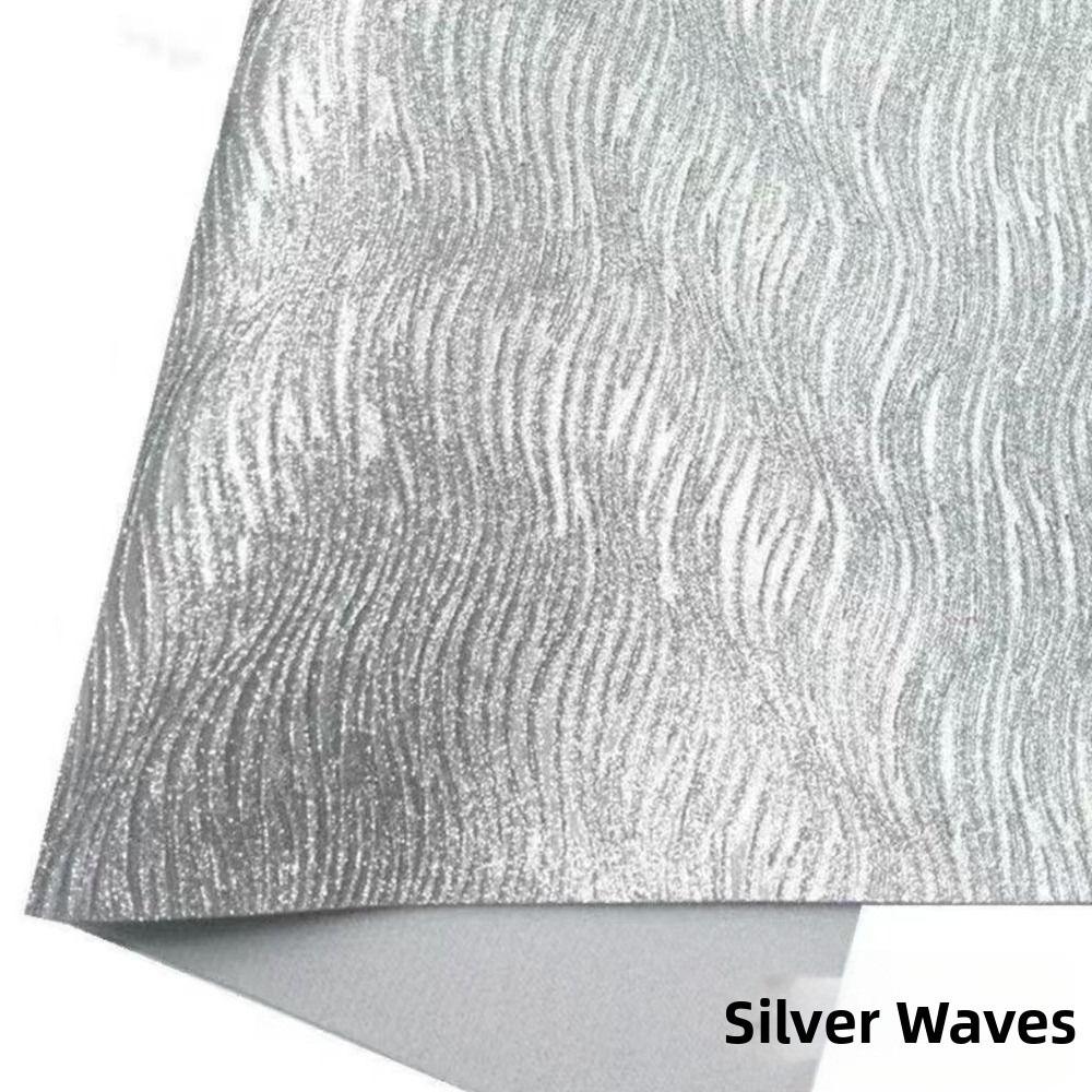 

5Pcs Fuse Beads Silver Glitter Baking Cloth Non Stick Beads Heat-resistant Paper Fusion Beading 10x15cm-5Pcs Wave