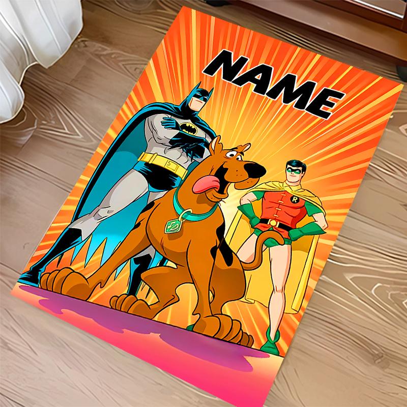 Custom Personalization Scooby-Doo Print Area Rug - Soft, Washable Non-Slip Indoor Mat,Living Room,Home&Office Decorative Rug