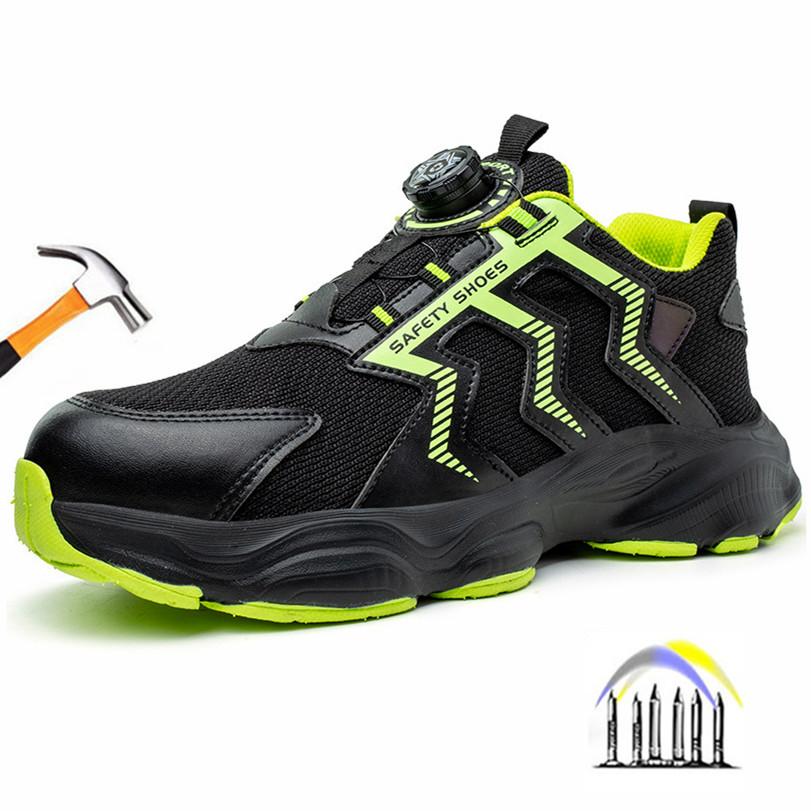 Industrial Working Boots With Plastic Toe Lightweight Comfortable Work Shoes For Men Sneakers For Working With Toe Protection