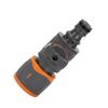 Garden Hose Pipe Tube Quick Release Valved Connector with Control Valved Extender Hose End for Horticultural Irrigation