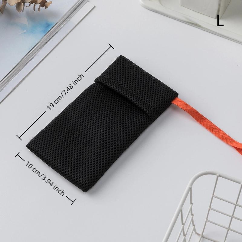 1 Pieza Red Espumosa Limpiadora para Baño Cuadrada/Ovalada de Doble Cara Bolsa para Jabón Esponjas Exfoliantes para el Cuerpo Bolsillo de Malla para Jabón para Baño