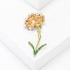 Mother's Day Elegant Enamel Carnation Brooches for Women Unisex Flower Pins Gift for Mother Office Party Friend Gifts Jewelry