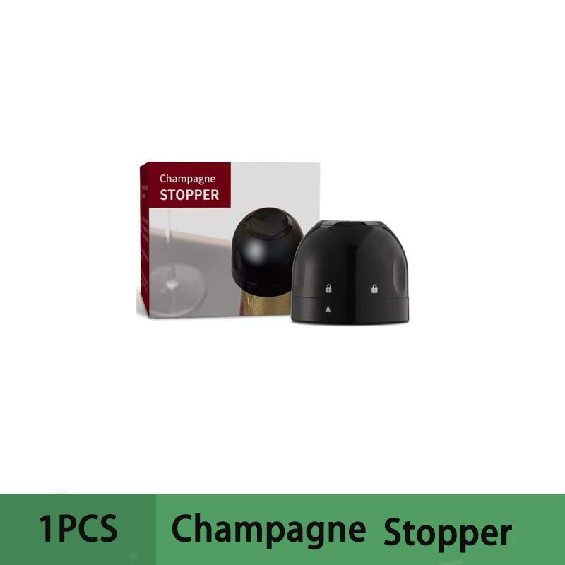 

1/2 шт. вакуумная пробка для бутылки вина, герметичная, для хранения, вакуумная пробка для вина с эффектом памяти, нажимная, барная утварь, винная пробка, черная, барные инструменты