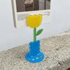 Cute Cartoon Acrylic Memo Clip Decoration Flower Shape Photo Display Stand Korean Style Multi-purpose Cartoon Note Holder