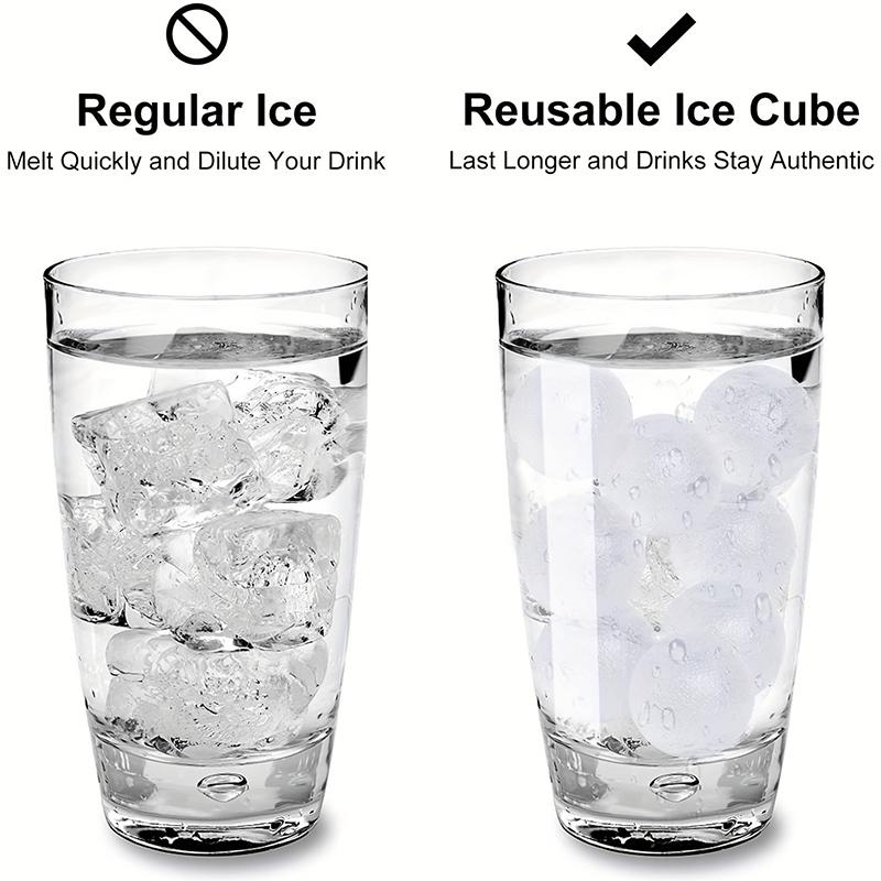 24 stk/sett Whisky Gjenbrukbare Isbiter Sommer Slitesterke Steiner Whiskykuler Plast Fargede Kuler Tilbehør