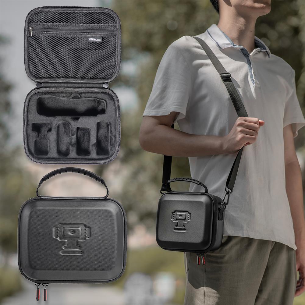 PU Carrying Case Portable Protective Bag with Shoulder Strap Storge Case for DJI Osmo Pocket 3 Creator Combo Accessories