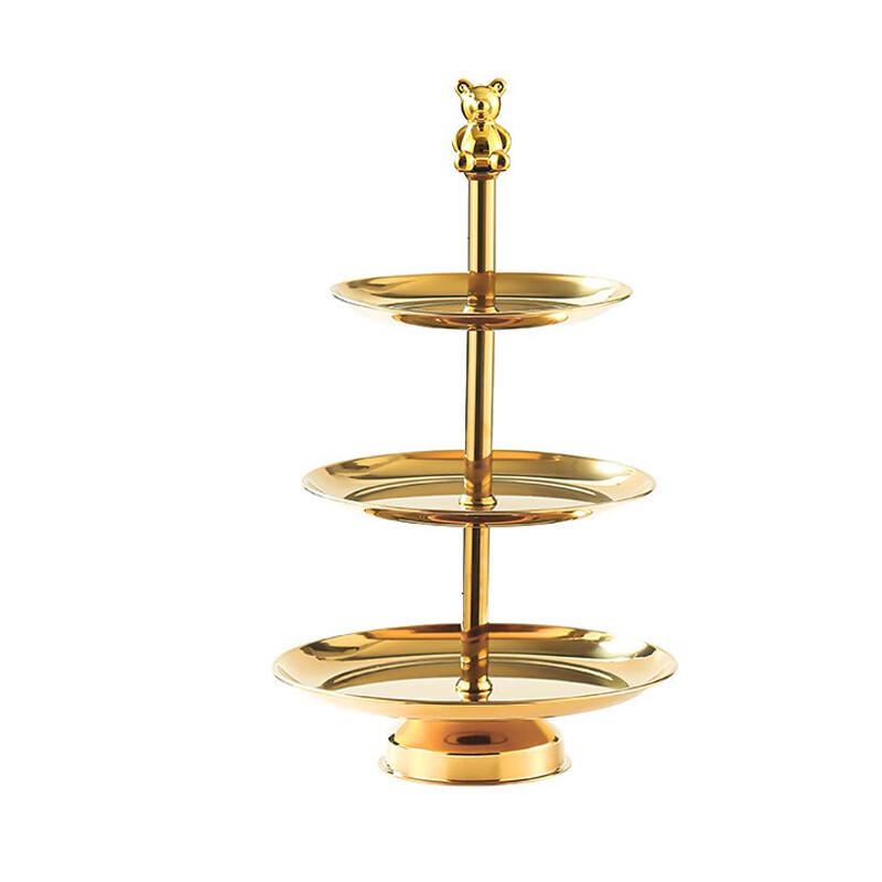Anyi 3-Tier Gold Dessert Stand